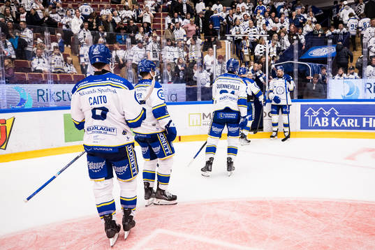 Leksands spelarna deppar