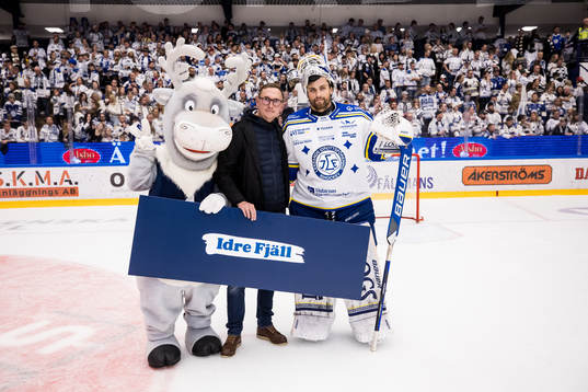 Leksands målvakt Mantas Armalis utsedd till matchens lirare