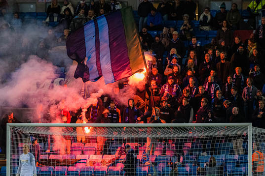 Spectators in the stands