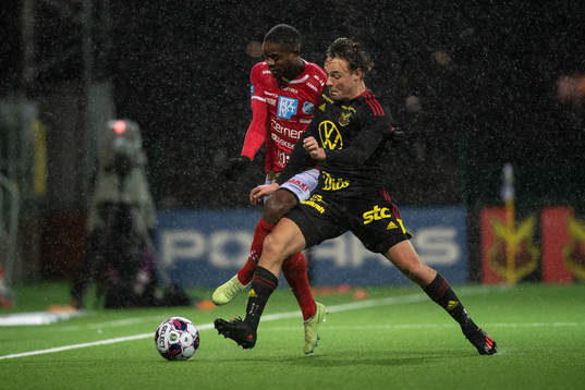 Östersunds Cesar Weilid och Norrbys Jaheem Burke