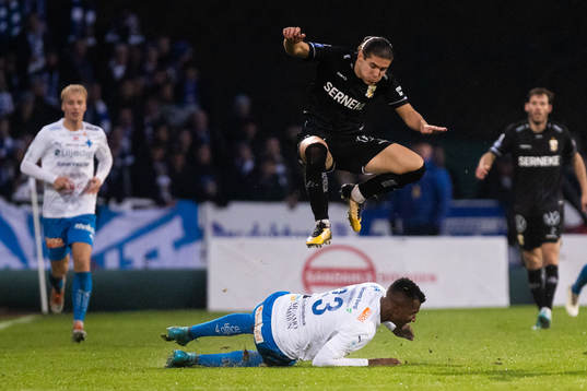 IFK Göteborgs Eman Markovic och Värnamos Nils Wallenberg