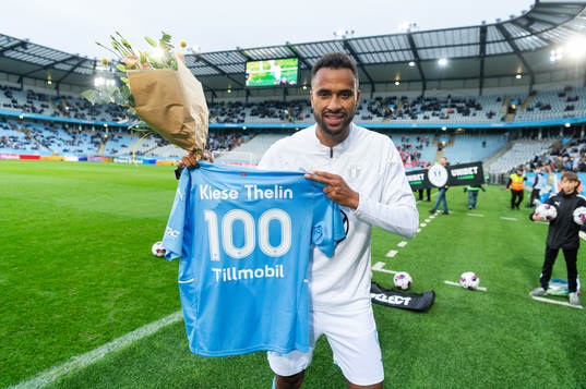 Malmö FFs Isaac Kiese Thelin uppmärksammas