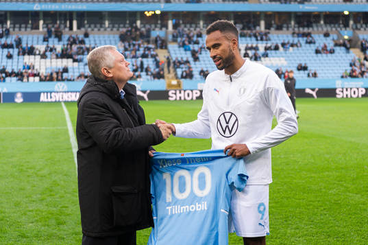 Malmö FFs Isaac Kiese Thelin uppmärksammas