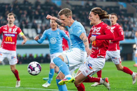 Malmö FFs Søren Rieks och Degerfors Gustav Granath
