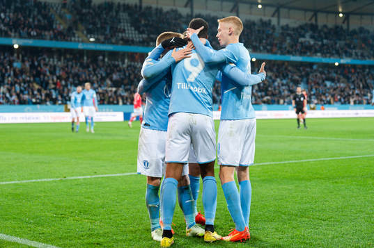 Malmö FFs Isaac Kiese Thelin jublar