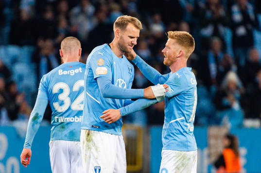 Malmö FFs Ola Toivonen och Anders Christiansen