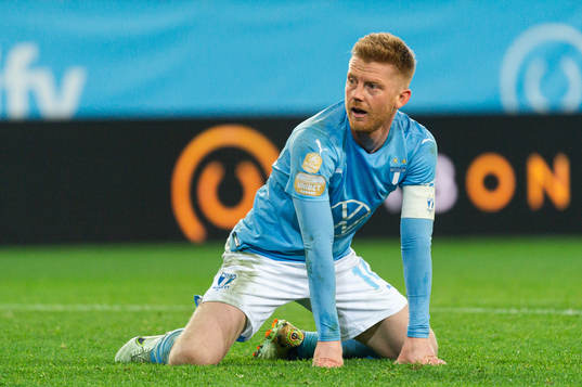 Malmö FFs Anders Christiansen deppar