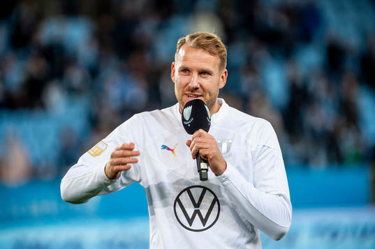 Malmö FFs Ola Toivonen avtackas