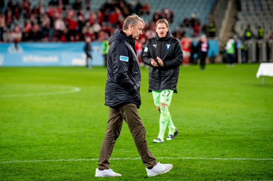 Malmö FFs tränare Åge Hareide deppar