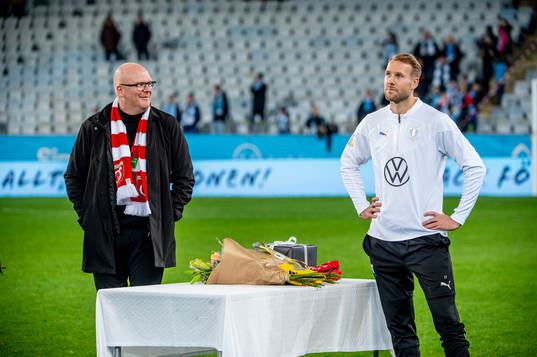 Malmö FFs Ola Toivonen avtackas