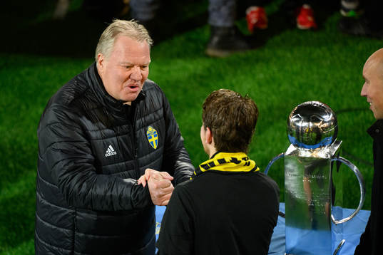 Svenska fotbollförbundets ordförande Karl-Erik Nilsson