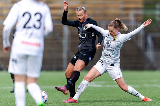 Växjös Matilda Nivard och Umeås Stina Gunnebrink