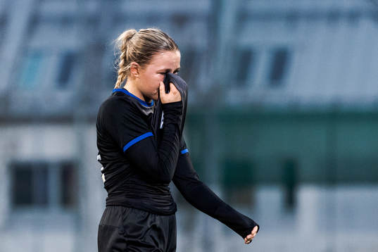 Växjös Elvira Hammarbäck deppar