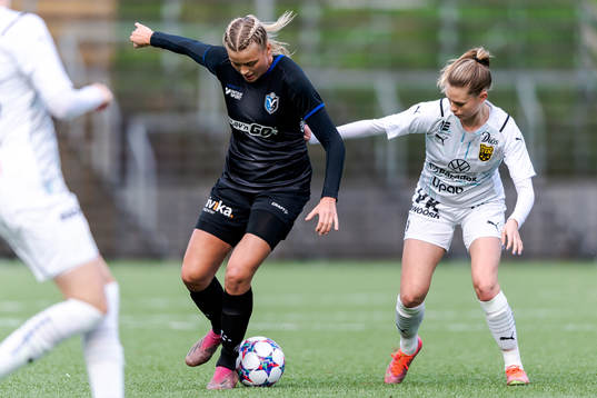 Växjös Matilda Nivard och Umeås Stina Gunnebrink