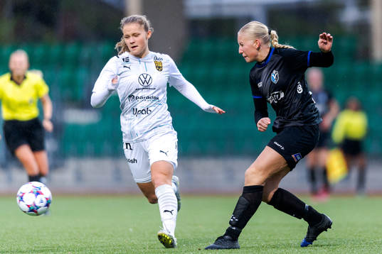 Umeås Lotta Anderhed och Växjös Lovis Einarsson