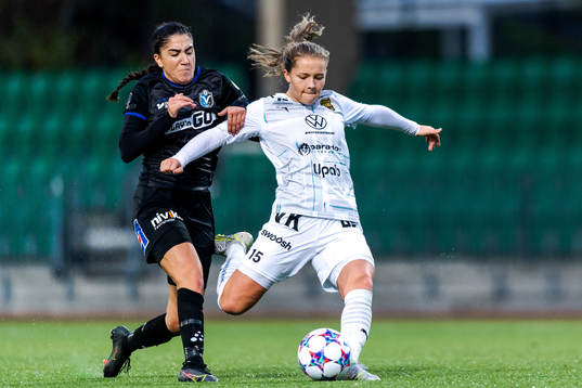 Växjös Izabell Afram och Umeås Lotta Anderhed