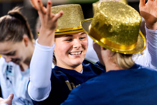 Umeås Lisa Hillberg jublar
