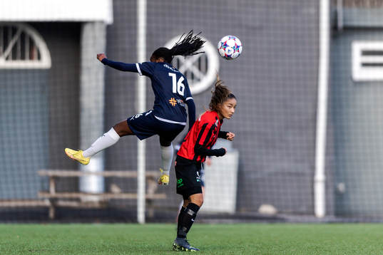 FC Rosengårds Hanna Cronqvist och Brommapojkarnas Engla
