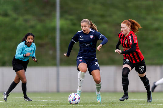 FC Rosengårds Tilde Björklund och Brommapojkarnas Tindra