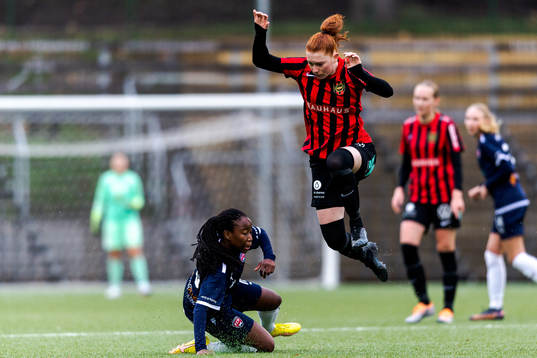 FC Rosengårds Hanna Cronqvist och Brommapojkarnas Tindra