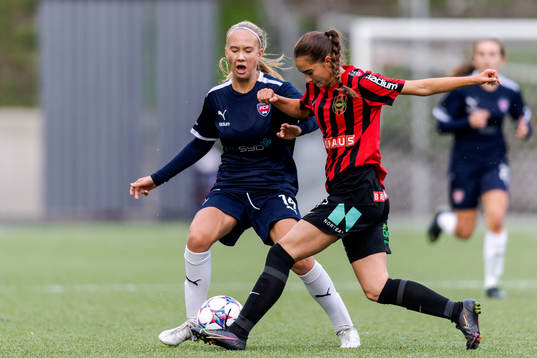 FC Rosengårds Lovisa Yng och Brommapojkarnas Edith
