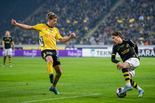 Elfsborgs Noah Söderberg och AIKs Taha Ayari