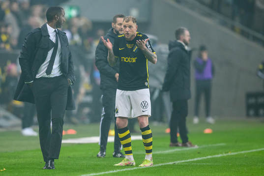 AIKs tränare Henok Goitom och John Guidetti