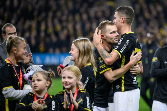 AIKs Sebastian Larsson och Mikael Lustig