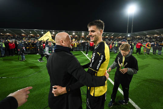 Häckens tränare Per-Mathias Høgmo och Alexander