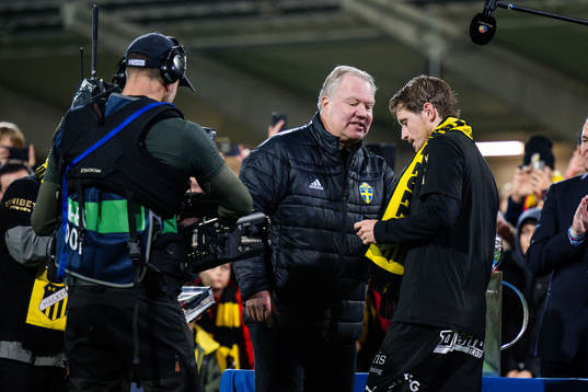 Svenska Fotbollsförbundets ordförande Karl-Erik Nilsson