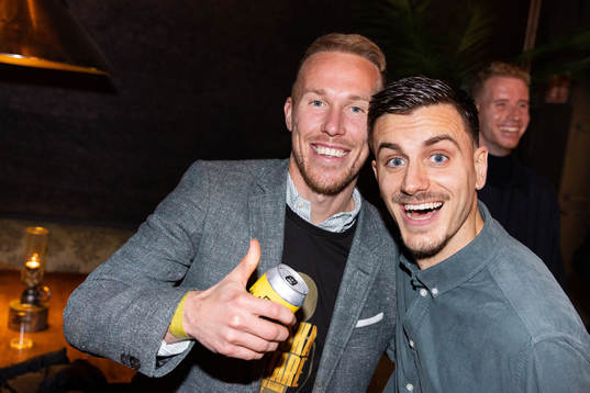 Häckens Mikkel Rygaard Jensen och Alexander Jeremejeff