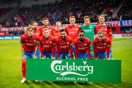 Helsingborgs startelva ställer upp för lagbild