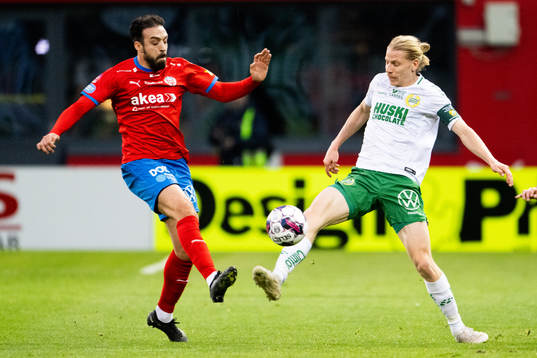 Helsingborgs Abdul Rahman Khalili och Hammarbys Gustav