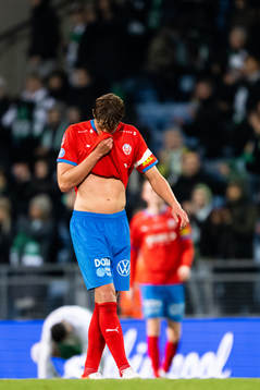 Helsingborgs Thomas Rogne deppar
