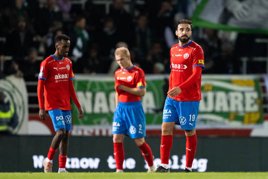 Helsingborgs Taha Ali och Abdul Rahman Khalili deppar