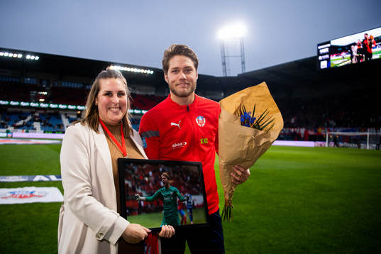 Helsingborgs målvakt Kalle Joelsson får pris