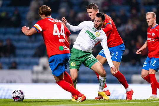 Hammarbys Abdelrahman Saidi och Helsingborgs Casper Widell