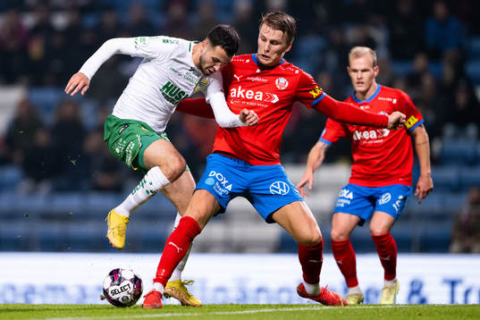 Hammarbys Abdelrahman Saidi och Helsingborgs Casper Widell