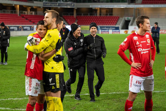 Kalmars assisterande tränare Rasmus Elm och tränare