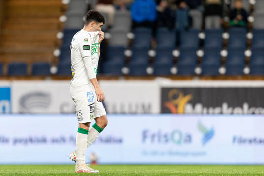 Varbergs Ismet Lushaku deppar