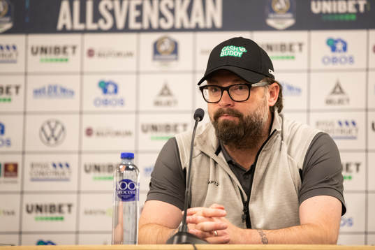 Varbergs huvudtränare Joakim Persson