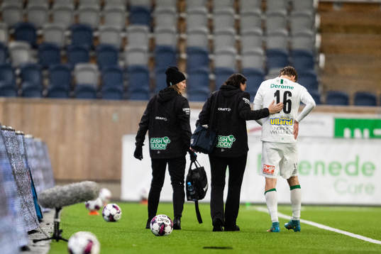 Varbergs Alexander Johansson med skada