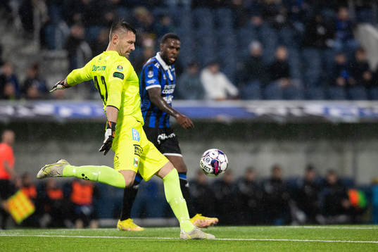 Varbergs målvakt Stojan Lukic