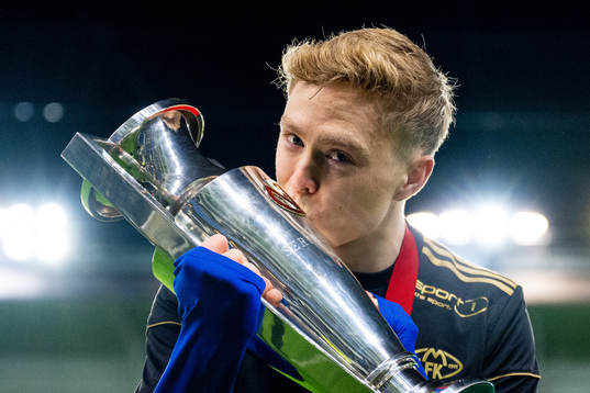 Ola Brynhildsen of Molde kisses the trophy