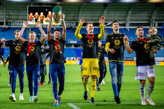 Erling Knudtzon, Rafik Zekhnini, goalkeeper Jacob
