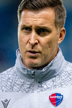 Andreas Tegström, head coach of Sandefjord