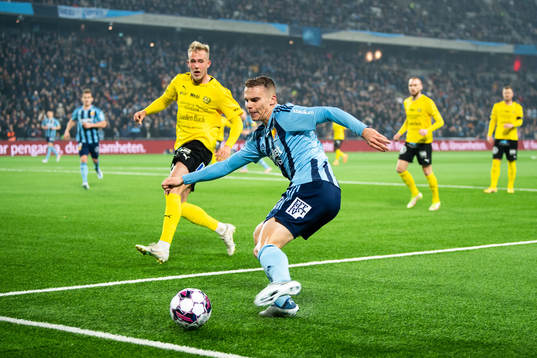 Mjällbys Herman Johansson och Djurgårdens Elias Andersson