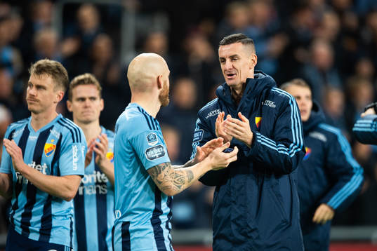 Djurgårdens Magnus Eriksson och Haris Radetinac