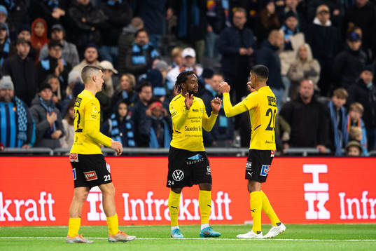 Mjällbys Jesper Gustavsson, Heradi Rashidi och Amir