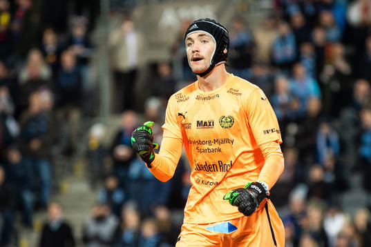 Mjällbys målvakt Noel Törnqvist